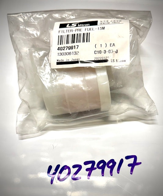 LS Tractor Pre-Fuel Filter 40279917