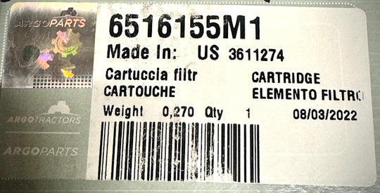 McCormick Fuel Filter Cartridge, 6516155M1