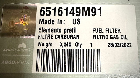 McCormick Fuel Cartridge, 6516149M91