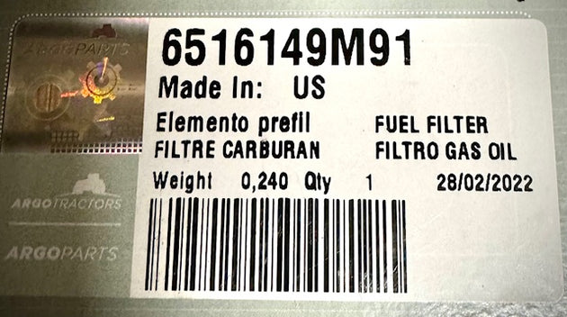 McCormick Fuel Cartridge, 6516149M91