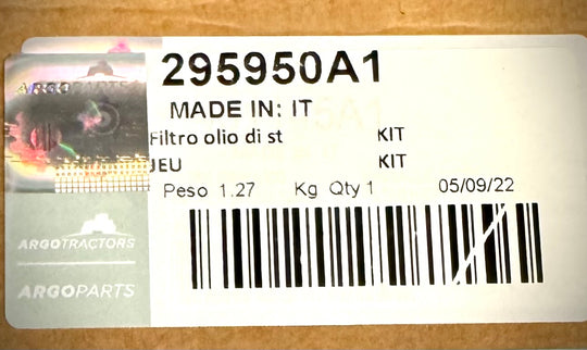 Argo Parts Hydraulic Filter, 295950A1