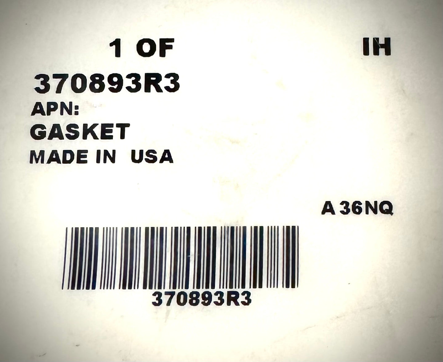 Gasket, 370893R3