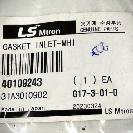 LS Tractor Inlet Gasket 40109243