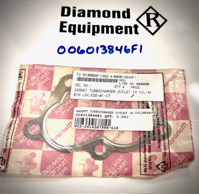 Mahindra Metallic TC-Ex Pipe Gasket, 006013846F1