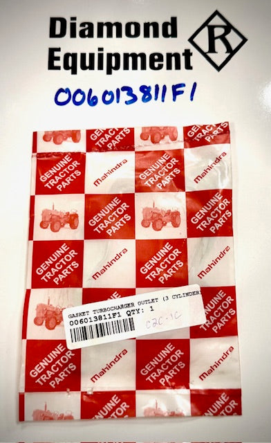 Mahindra TC Outlet Gasket, EX Pipe To Turbine, 006013811F1