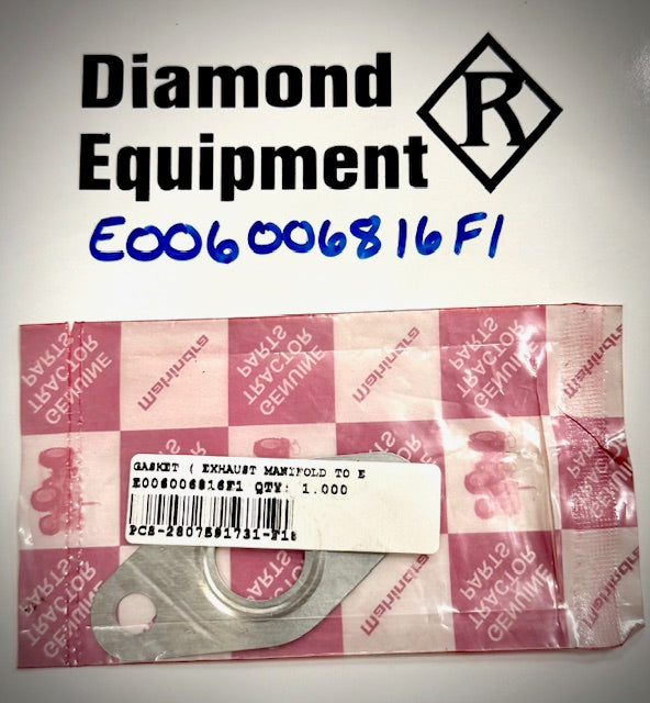 Mahindra Tractor Gasket (Exhaust Manifold to EGR Pipe), E006006816F1