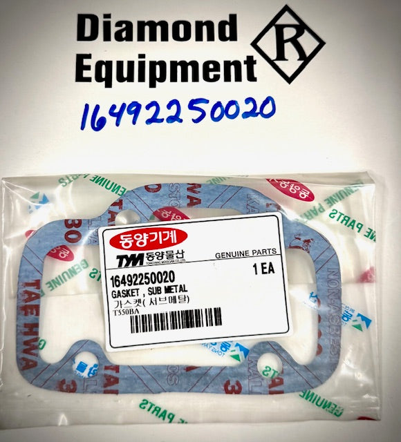 TYM Sub Metal Gasket, 16492250020