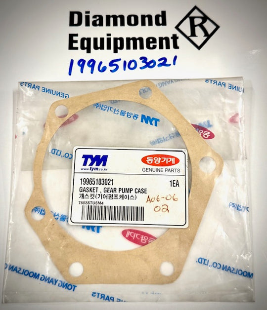 TYM Gear Pump Case Gasket, 19965103021