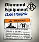TYM Decal Label, Warning Stop Valve, 12009100040