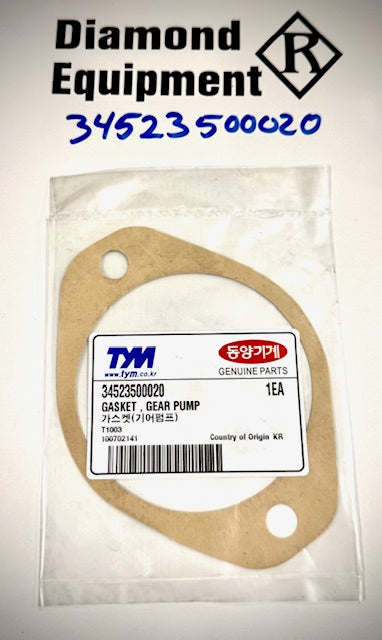 TYM Gear Pump Gasket, 34523500020