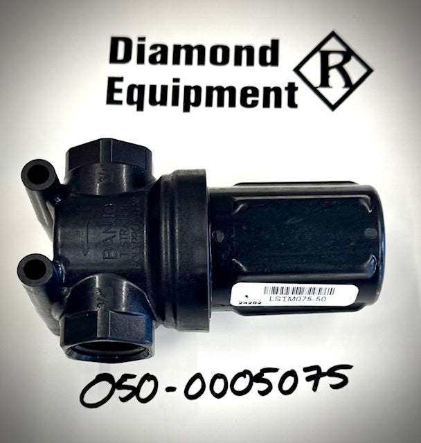 Scag Turf Storm Mini T Strainer 3/4" with 50 Mesh, 050-0005075