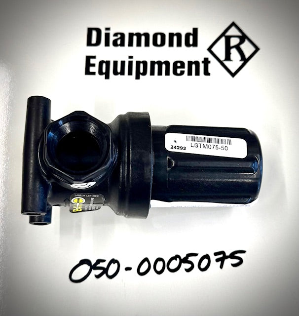 Scag Turf Storm Mini T Strainer 3/4" with 50 Mesh, 050-0005075