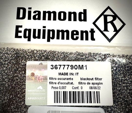 McCormick / Argo Parts Foam Air Filter, 3677790M1