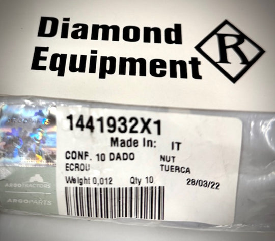 McCormick / Argo Parts Nut, 1441932X1