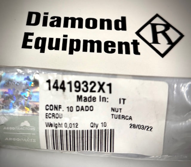 McCormick / Argo Parts Nut, 1441932X1