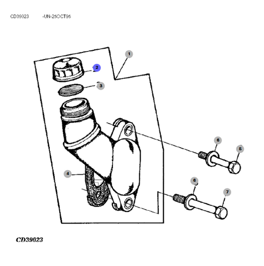 TYM Plug for Oil Filler Neck, R90788