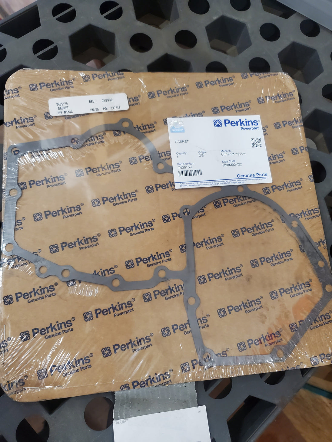 LS Tractor Perkins Front Cover Gasket, T435159