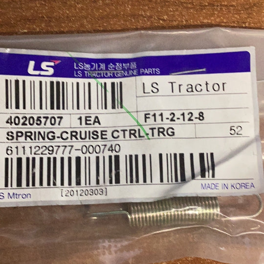 LS Tractor Spring Cruise Control, 40205707