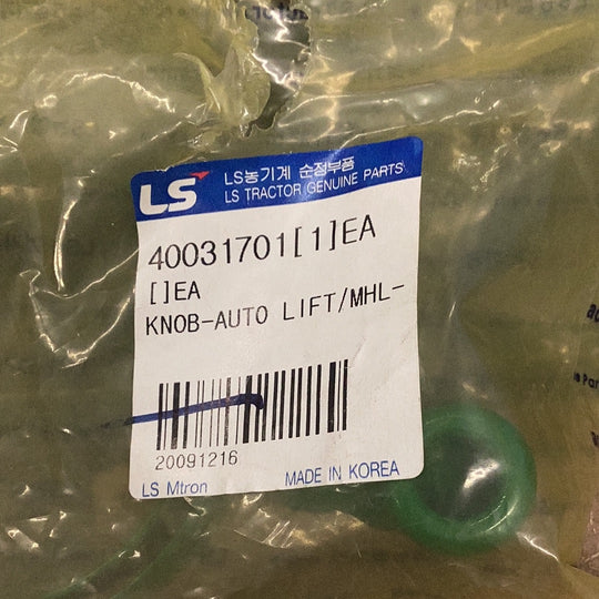 LS Tractor Knob Auto Lift, 40031701