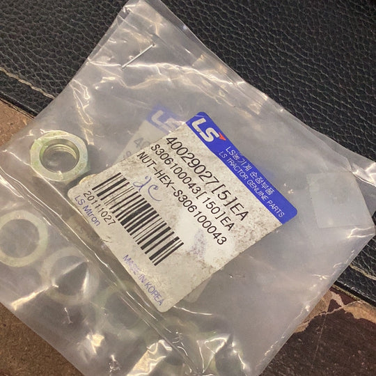 LS Tractor Nut Hex, 40029027