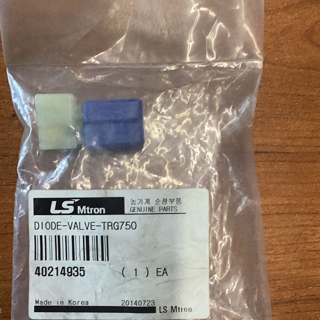 LS Tractor Diode Valve, 40214935