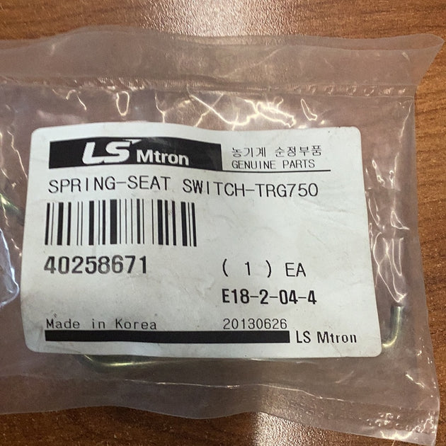 LS Tractor Spring Seat Switch, 40258671