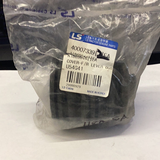 LS Tractor, Dust Cover, F/R Lever, 40007339