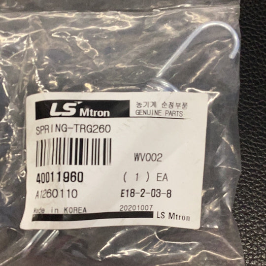LS Tractor Spring, 40011960