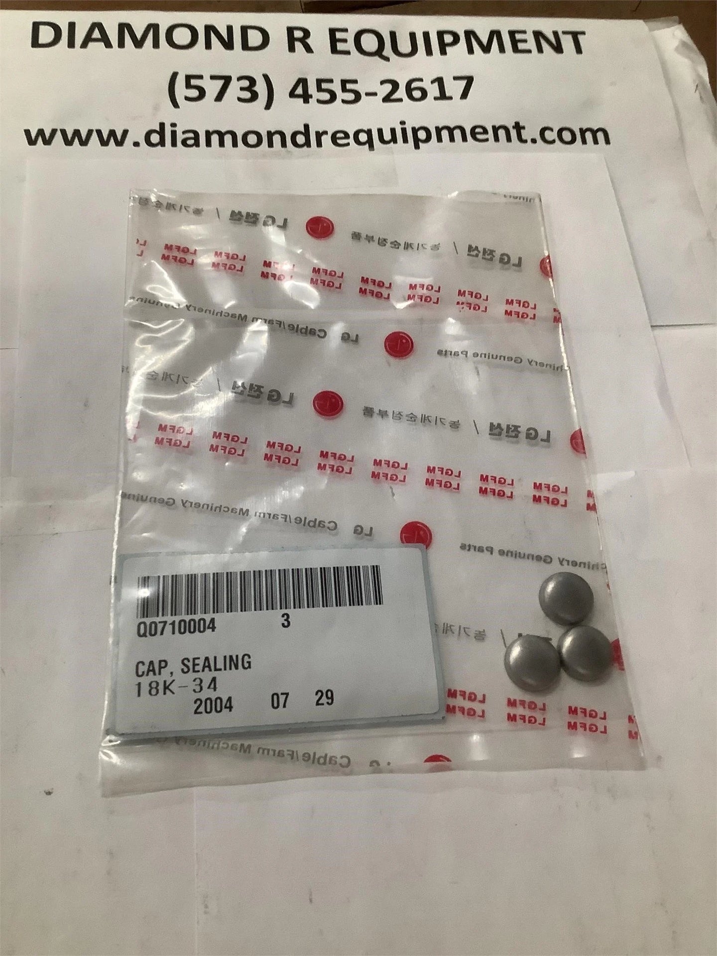 LS Tractor Cap sealing, 40012807